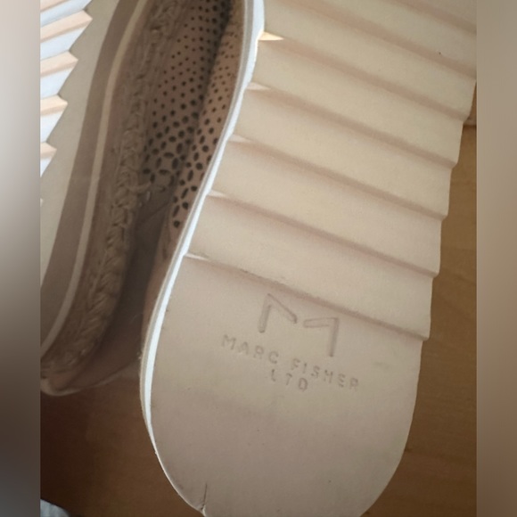 Marc Fisher Walden Anthropologie Eyelet Oxford Espadrille Sneaker Size 9.5 - Picture 4 of 7
